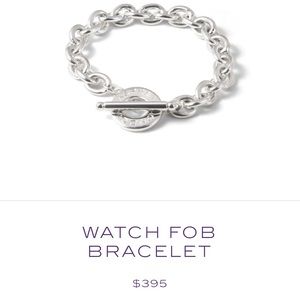 Asprey London sterling link bracelet